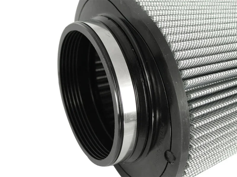 aFe MagnumFLOW Air Filter ProDry S 5in F x 9inx7-1/2in B x 6-3/4inx5-1/2inT x 6-7/8in H - Side View