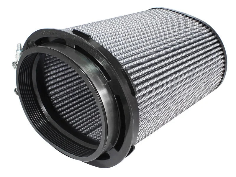 aFe MagnumFLOW Air Filter ProDry S 6.75inX4.75in F x 8.25inX6.25in B (INV) x 7.25X5in T (INV) x 9in - Installation View