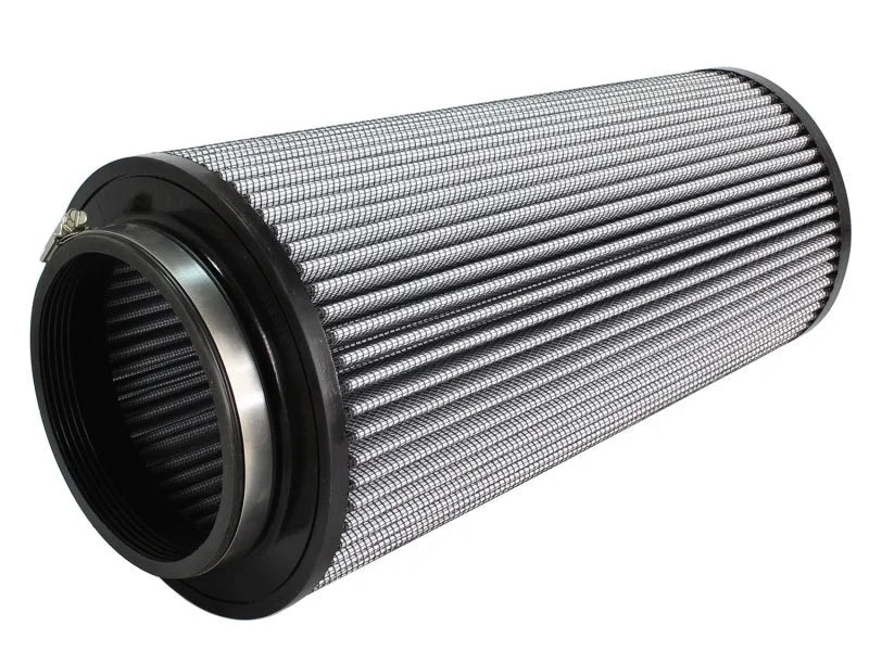 aFe MagnumFLOW Air Filter ProDry S 7.5inX5in B x 5.5in T (INV) x 7.25X5.in T (INV) x 13in H - Side View