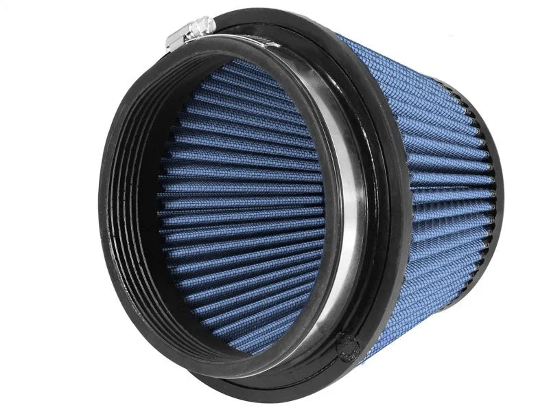 aFe MagnumFLOW Air Filters IAF P5R A/F P5R 5-1/2F x 7B x 4-3/4T x 4-1/2H w/ 1Hole - Side View