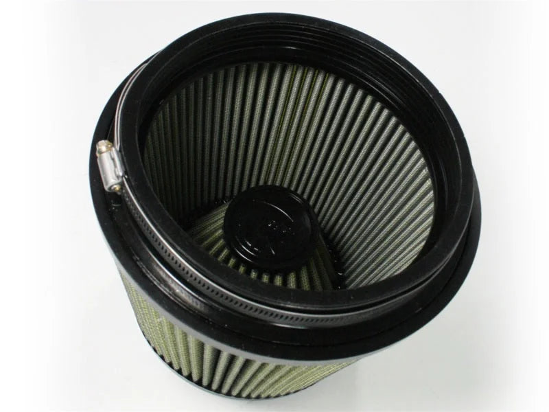 aFe MagnumFLOW Air Filters IAF PG7 A/F PG7 7F x 9B x 7T (Inv) x 7H in - Side View