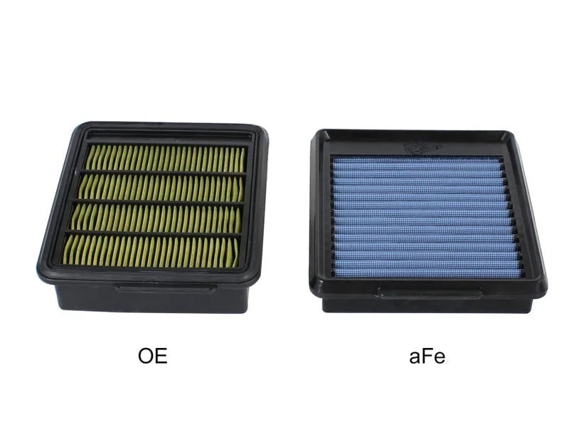 aFe MagnumFLOW Air Filters OEM Replacement PRO 5R 09-15 Nissan GT-R V6 3.8L (tt) - Side View