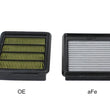 Load image into Gallery viewer, aFe MagnumFLOW Air Filters OEM Replacement Pro DRY S 09-15 Nissan GT-R V6 3.8L (tt) - Side View