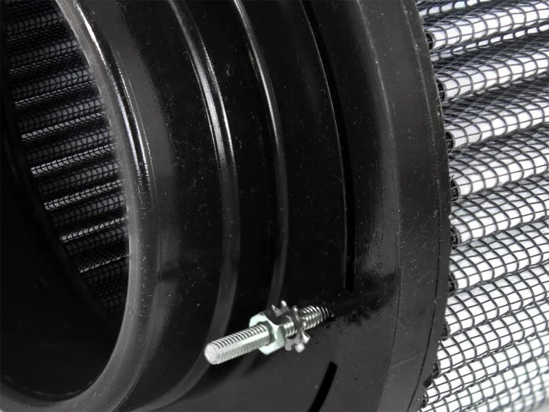 aFe MagnumFLOW Air Filters OER Pro DRY S 05-11 Audi A6 Quattro (C6) V6 3.2L - Side View