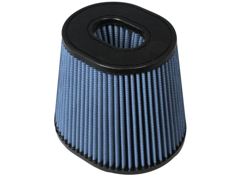 aFe MagnumFLOW Air Filters PRO 5R 4in F x 9x7.5in B x 6.75x5.5in T x 7.5in H - Side View