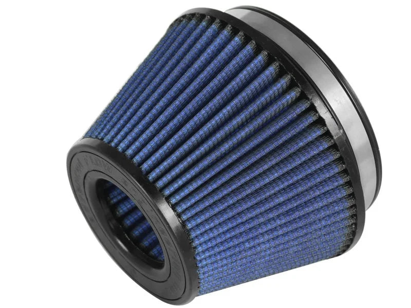 aFe MagnumFLOW Air Filters PRO 5R 5.63x6.85in F x 6.78x8in B x 4.5x5.5in T x 3.5in H - Side View