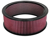 aFe MagnumFLOW Air Filters Round Racing P5R A/F RR P5R 14OD x 12ID x 5H E/M (Black/Red)