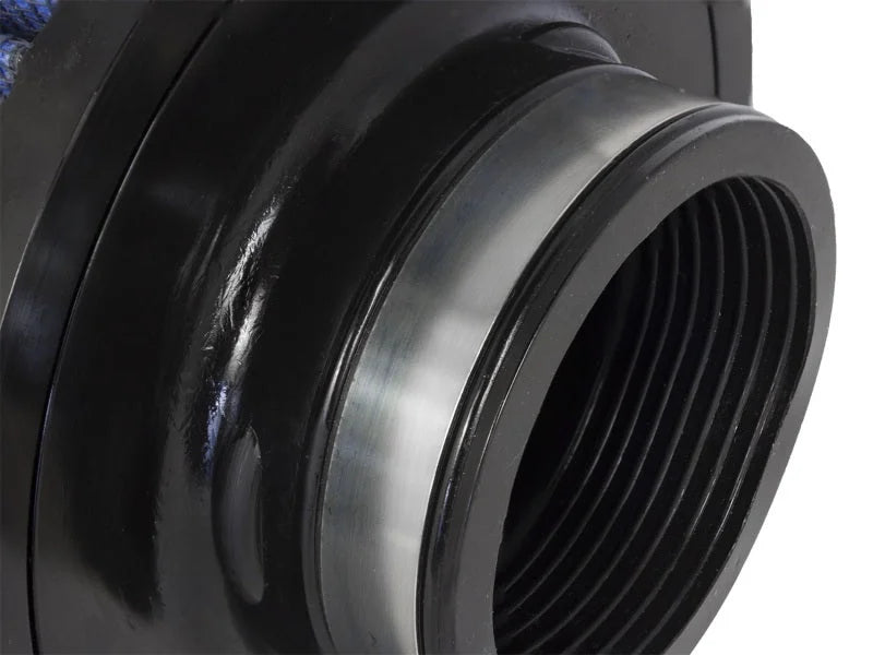aFe MagnumFLOW Air Filters UCO P5R A/F P5R 2-3/4F x 6B x 5-1/2T (Inv) x 5H (IM) - Back View