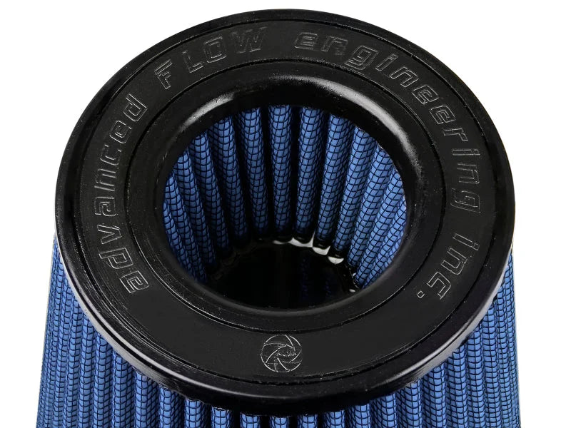 aFe MagnumFLOW Air Filters UCO P5R A/F P5R 4-1/2F x 7B x 4-1/2T (Inv) x 7H - Back View