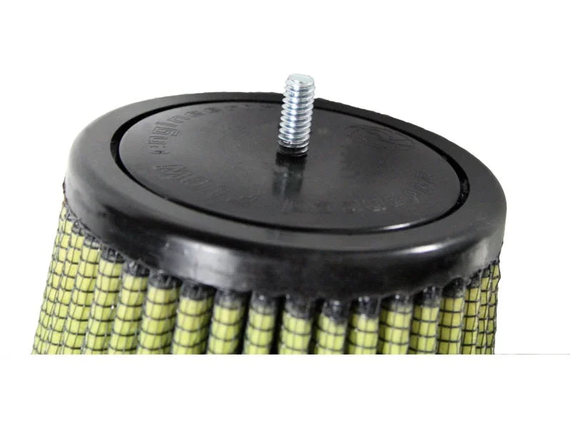 aFe MagnumFLOW Air Filters UCO PG7 A/F PG7 4F x 6B x 3-1/2T (w/ 1/4-20 Stud) x 12H - Back View