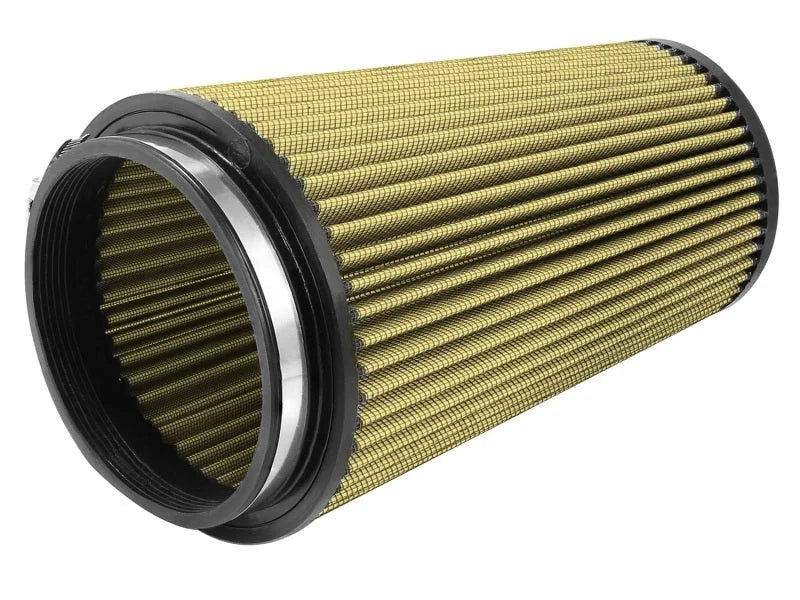 aFe MagnumFLOW Air Filters UCO PG7 A/F PG7 6F x 7-1/2B x 5-1/2T x 12H - Back View