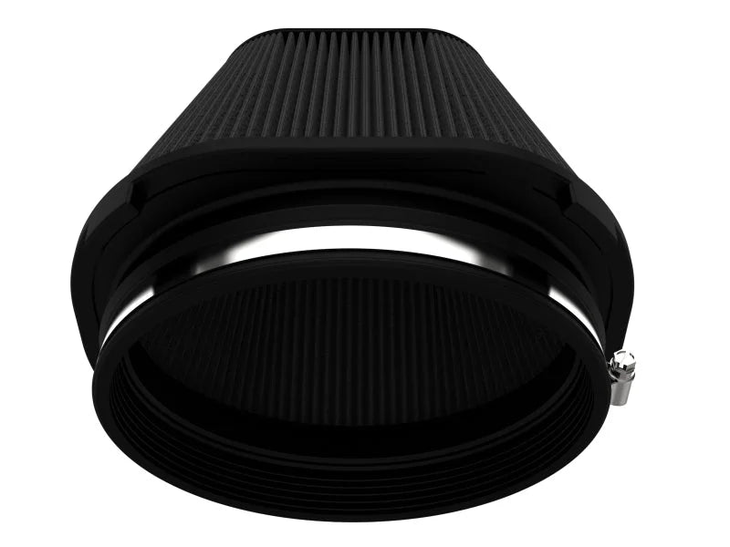 aFe MagnumFLOW Black Pro-5 R Air Filter (Use w/ PN 57-10002/57-10009/57-10018/57-10028) - Installation View