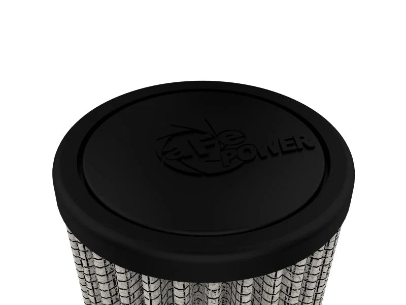 aFe MagnumFLOW Crankcase Vent Filter 1.25F x 3.75B x 3.75T x 3H - Side View
