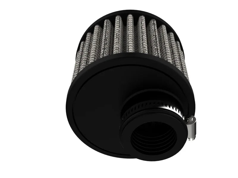 aFe MagnumFLOW Crankcase Vent Filter 1.25F x 3.75B x 3.75T x 3H - Installation View