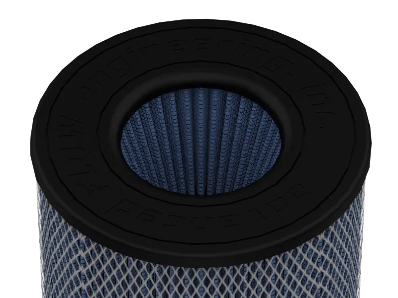 aFe MagnumFLOW HD Air Filters Pro 10R Cylinder 6F X 8 1/8T X 9H - Side View