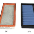 Load image into Gallery viewer, aFe MagnumFLOW OEM Replacement Air Filter PRO 5R 12-14 Fiat 500 L4 1.4L - Back View