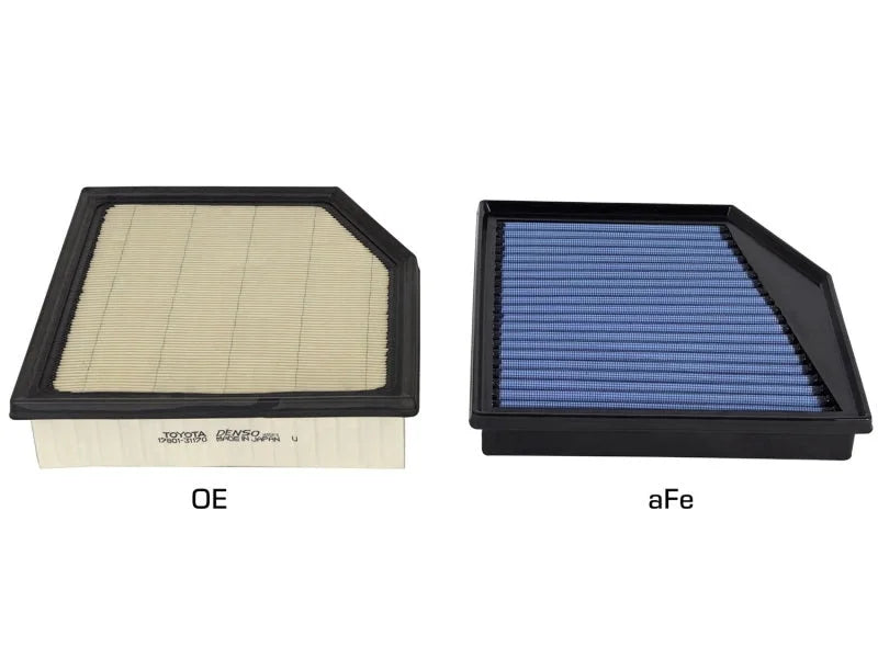 aFe MagnumFLOW OEM Replacement Air Filter PRO 5R 14-15 Lexus IS 250/350 2.5L/3.5L V6 - Back View