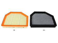 Load image into Gallery viewer, aFe MagnumFLOW OEM Replacement Air Filter PRO Dry S 2015 BMW M3/M4 (F80/F82) 3.0L S55 (tt) Qty. 2 - Back View
