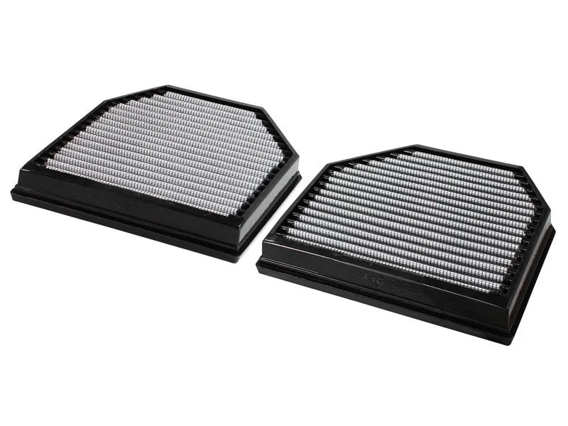 aFe MagnumFLOW OEM Replacement Air Filter PRO Dry S 2015 BMW M3/M4 (F80/F82) 3.0L S55 (tt) Qty. 2 - Additional View 6