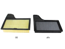 Load image into Gallery viewer, aFe MagnumFLOW OEM Replacement Air Filter PRO Dry S 2015 Ford Mustang L4 / V6 / V8 - Back View