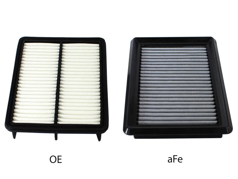 aFe MagnumFLOW OEM Replacement Air Filter Pro DRY S 2014 Mazda 3 L4 2.0L/2.5L - Installation View