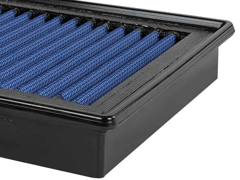 aFe MagnumFLOW Pro 5R OE Replacement Air Filter (Pair) 16-19 Infiniti Q50/60 V6-3.0L (tt) - Side View