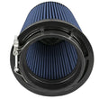Load image into Gallery viewer, aFe MagnumFLOW Pro 5R Universal Air Filter 5in F x 7in B x 5.5in T (Inverted) x 9in H - Side View