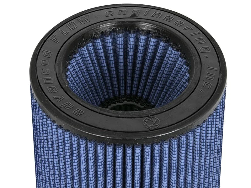 aFe MagnumFLOW Pro 5R Universal Air Filter 5in F x 7in B x 5.5in T (Inverted) x 9in H - Installation View