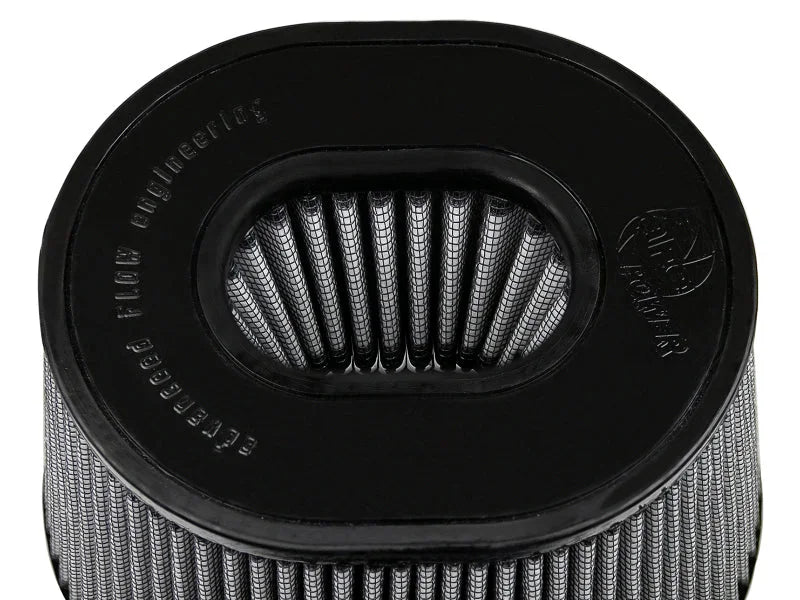 aFe MagnumFLOW Pro DRY S Air Filter 5F x (9 x 7-1/2)B SO x (6-3/4 x 5-1/2)T (INV) x 7H in - Back View