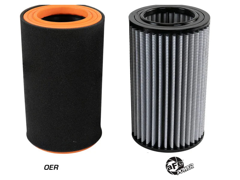 aFe MagnumFLOW Pro DRY S OE Replacement Filter 15-18 Alfa Romeo 4C I4-1.7L (t) - Back View