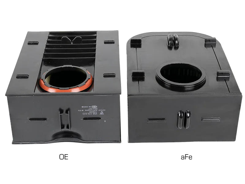 aFe MagnumFLOW Pro DRY S OE Replacement Filter 15-18 Porsche Macan S/GTS V6-3.0L (tt) - Back View