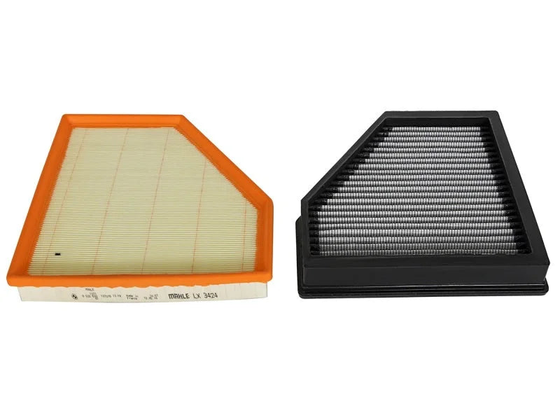 aFe MagnumFLOW Pro DRY S OE Replacement Filter 2016 BMW 340i (F30) L6-3.0L (t) (B58) - Additional View 5