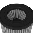 Load image into Gallery viewer, aFe MagnumFLOW Pro DRY S Universal Air Filter 3.5in. F / 5in. B mtm2 / 4.5in. inv T / 7.5in. H - Side View