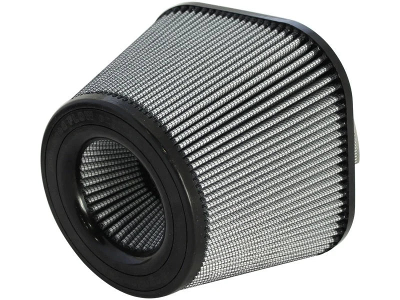 aFe MagnumFLOW Pro DRY S Universal Air Filter 7.13in F x (8.75 x 8.75)in B x 7in T(Inv) x 6.75in H - Back View