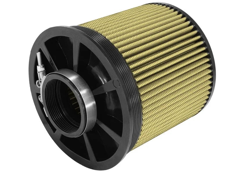 aFe MagnumFLOW Pro GUARD 7 Universal Filter 3.3in F 8in B(Inverted) 8in T(Inverted 3.5in) 8in H - Installation View
