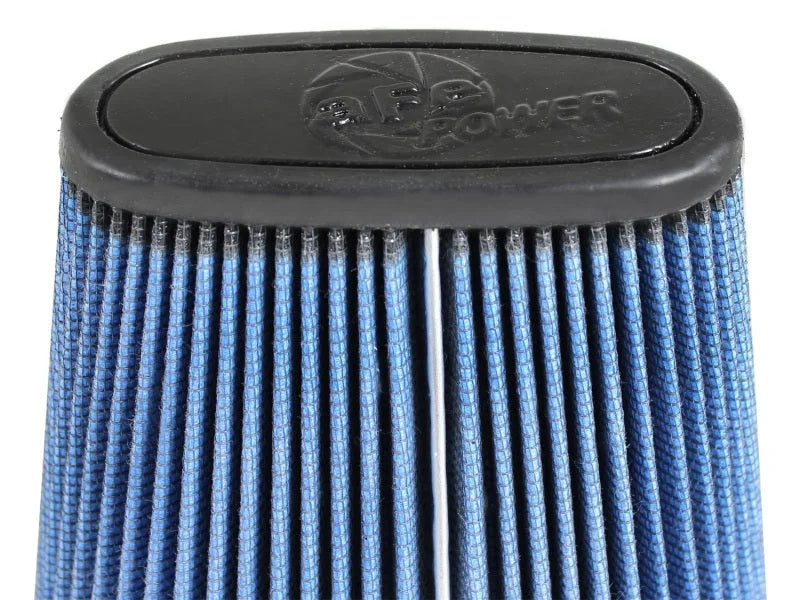 aFe MagnumFLOW Pro5R Intake Replacement Air Filter (7.75x5.75in)F x (9x7in)B x (6x2.75in)T x 9.5in H - Side View