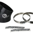 Load image into Gallery viewer, aFe MagnumFORCE Air Intake System Spare Parts Kit 3-1/2in ID x 30 Deg. Silicone Elbow Coupler -Black - Detail View