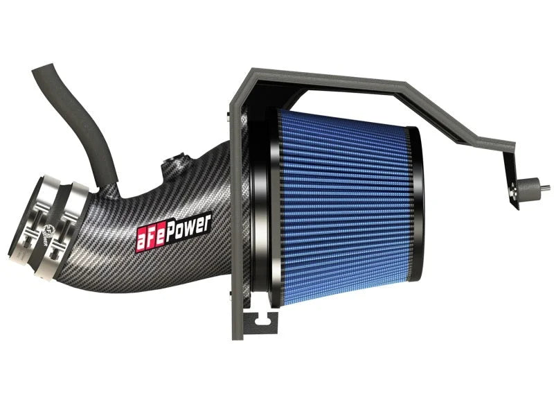aFe MagnumFORCE Carbon Fiber Intake Stage-2 Pro 5R 11-17 Dodge Challenger/Charger SRT-8 V8 6.4L - Side View