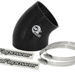 Load image into Gallery viewer, aFe MagnumFORCE Cold Air Int Sys Spare Parts Kit (4-3.5in ID x 40 Deg) Elbow Reducing Coupler - Blk - Main Product View