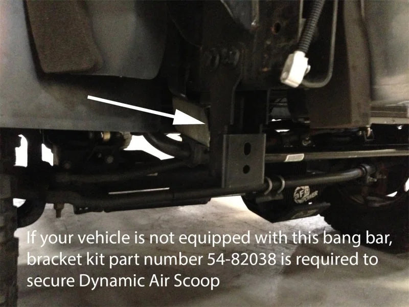 aFe MagnumFORCE Dynamic Air Scoop 10-13 Dodge Diesel Trucks L6 6.7L (td) - Side View
