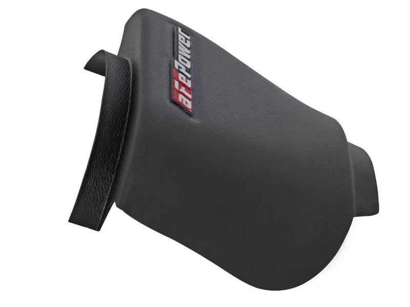aFe MagnumFORCE Intake Rain Shield 15-16 Dodge Challenger SRT Hellcat 6.2L V8 (sc) - Black - Installation View