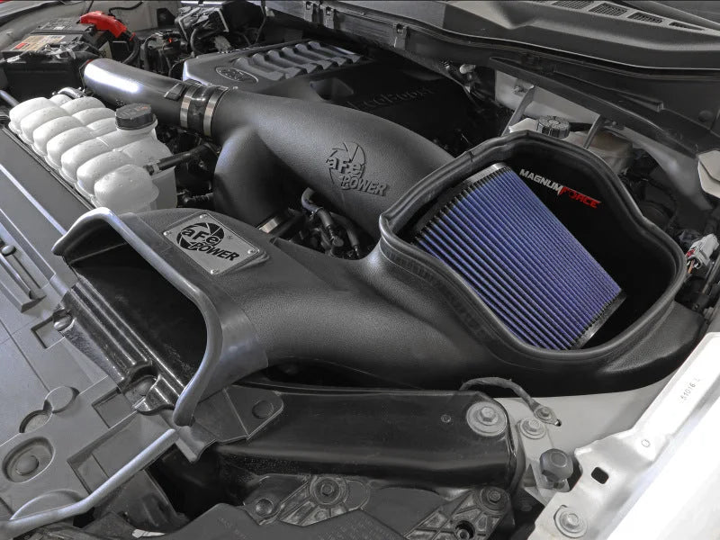 aFe MagnumFORCE Intake Stage-2 Pro 5R 2021 Ford F-150 V6-3.5L (tt) - Side View