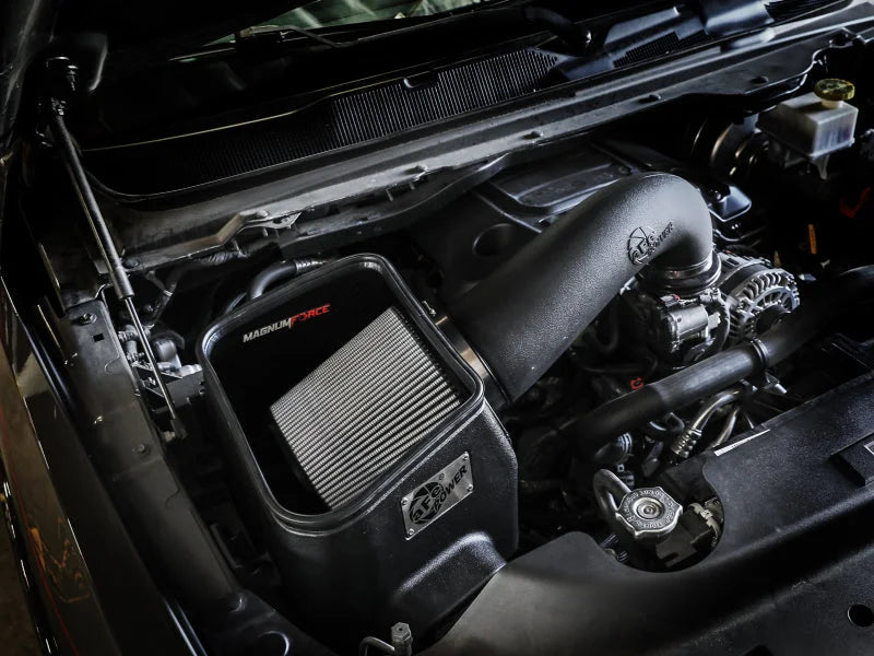 aFe MagnumFORCE Intake Stage-2 Pro DRY S 19-22 Dodge Ram 1500 V8-5.7L HEMI - Side View