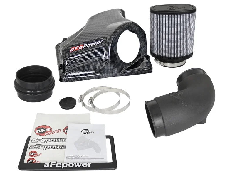 aFe MagnumFORCE Intake Stage-2 Pro DRY S 2017 BMW 340i (F30) L6-3.0L (t) B58 - Additional View 7