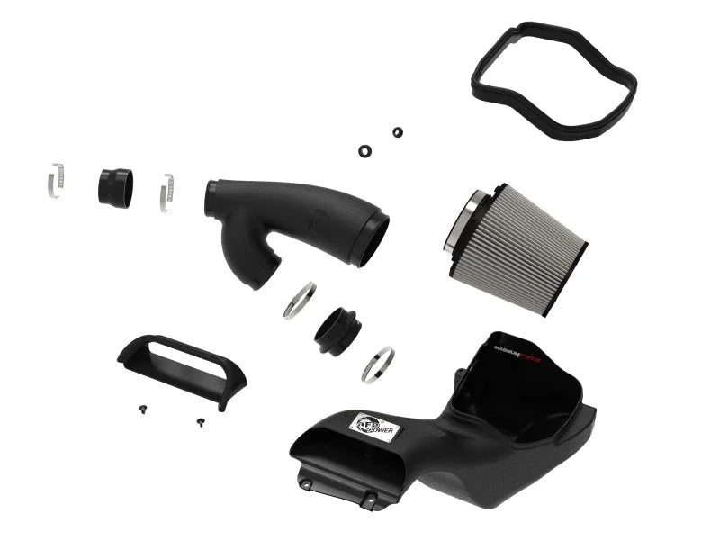 aFe MagnumFORCE Intake Stage-2 Pro DRY S 2021 Ford F-150 V6-3.5L (tt) - Back View