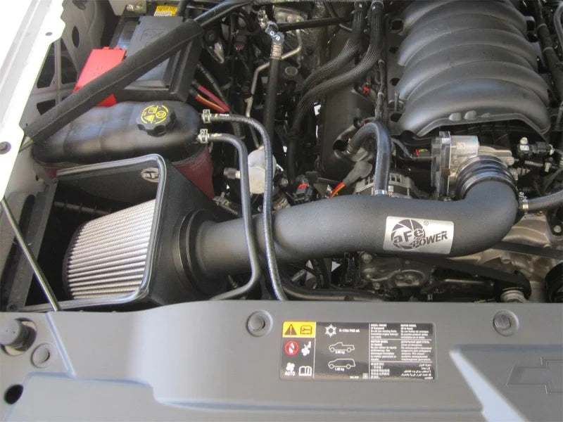 aFe MagnumFORCE Intake Stage-2 Pro Dry S 14-17 GM Silverado/Sierra 1500 V8 5.3L/6.2L - Back View