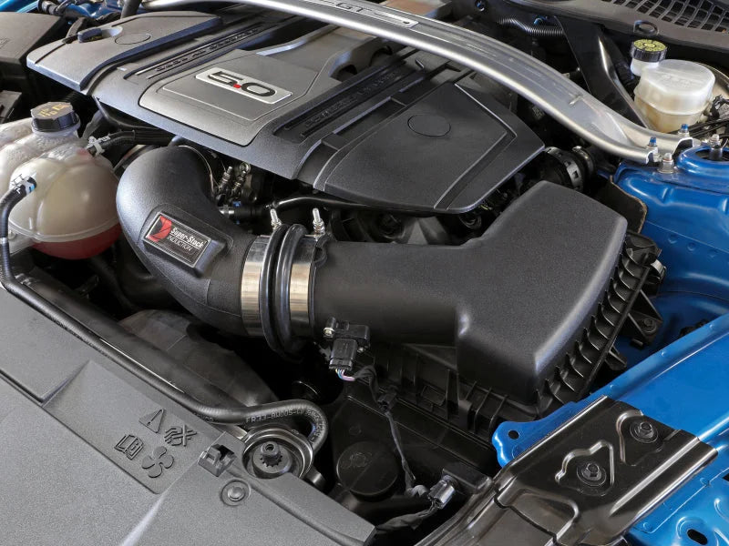 aFe MagnumFORCE Intake Super Stock Pro 5R Media 18-20 Ford Mustang GT V8-5.0L - Side View