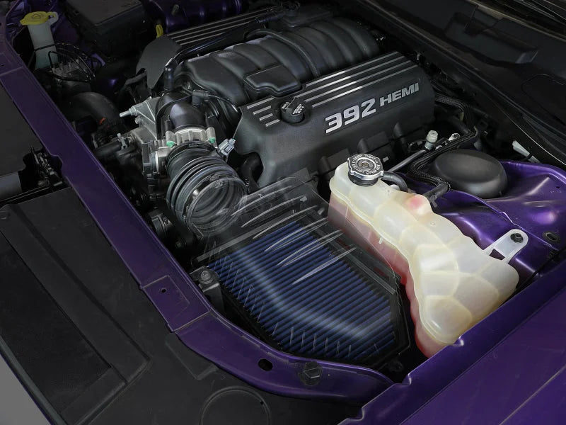 aFe MagnumFORCE Intake Super Stock Pro 5R Media Dodge Challenger 15-20 V6-3.6L/V8-5.7L/6.4L/6.2L - Side View