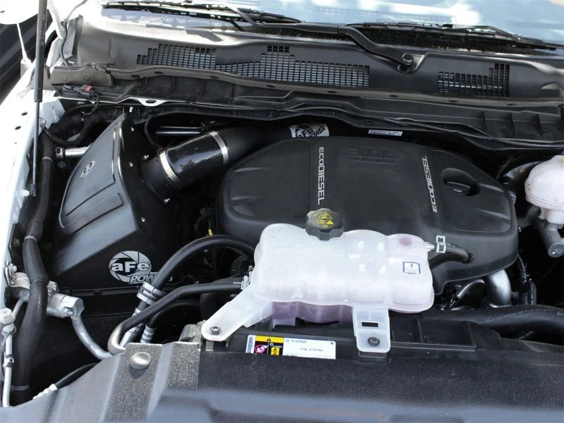 aFe MagnumFORCE Intake System Cover Stage-2 Dodge RAM EcoDiesel V6-3.0L (td) - Side View