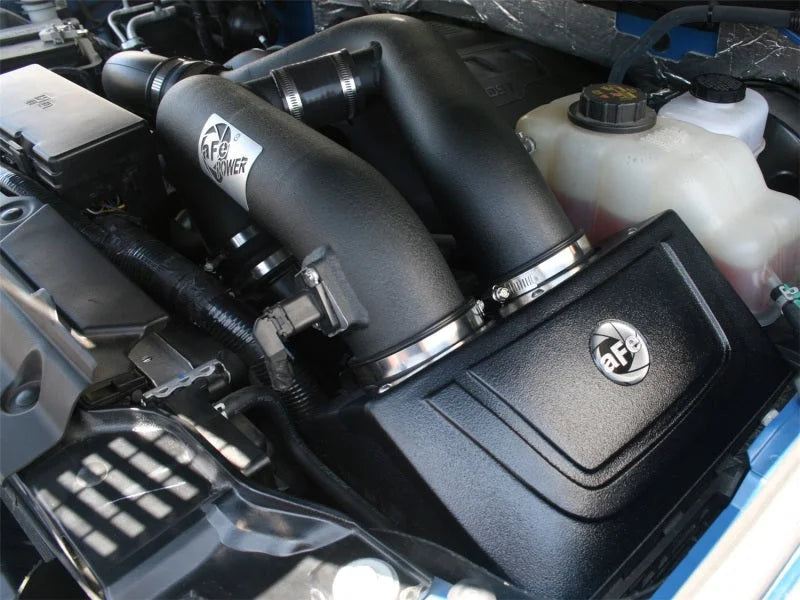 aFe MagnumFORCE Intake System Cover Stage-2 P5R 11-13 Ford F-150 EcoBoost V6-3.5L (tt) - Side View